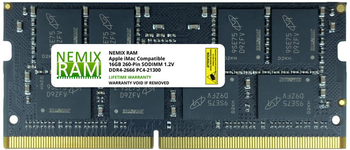 16Gb Ddr4-2666Mhz Pc4-21300 So-Dimm Memory For Apple 27